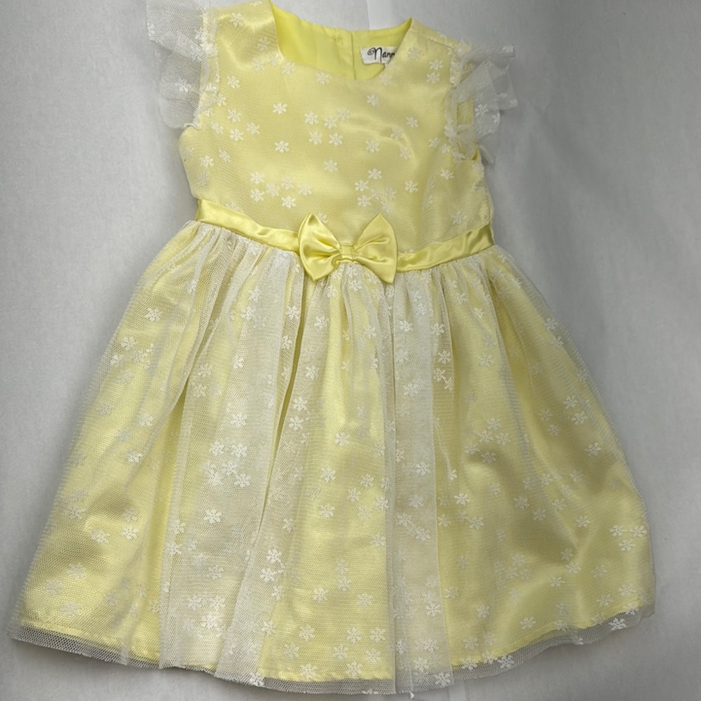 Nannette Yellow Sleeveless Sundress for Weddings